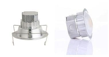 Two different types of lights are shown side by side.