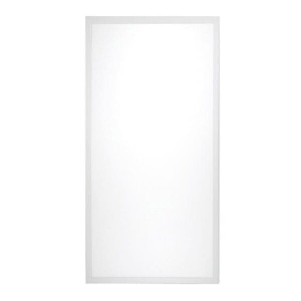 A white rectangular mirror with no frame.