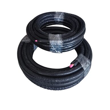 Two rolls of black tubing